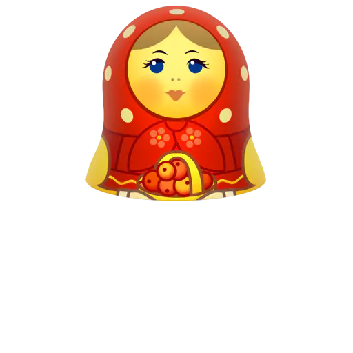 【PNG素材网-png.mixinnet.cn】red_matreshka_up