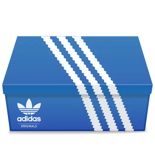 【PNG素材网-png.mixinnet.cn】阿迪达斯蓝色鞋盒