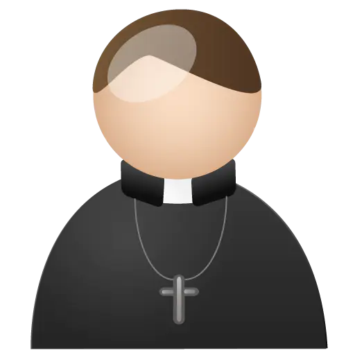 【PNG素材网-png.mixinnet.cn】基督教牧师PNG图标