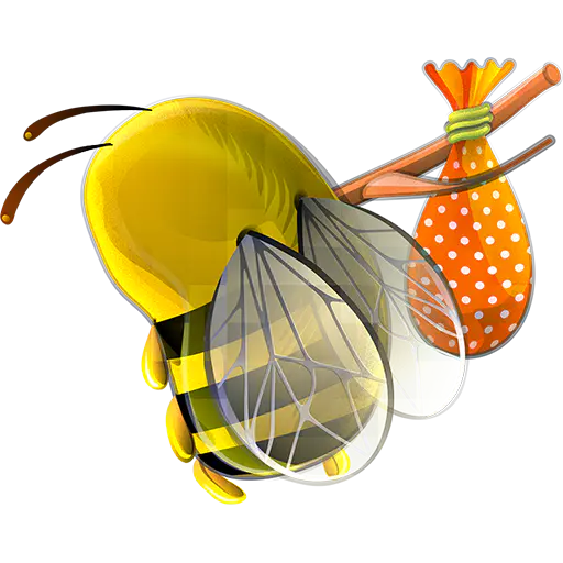 【PNG素材网-png.mixinnet.cn】bee_13_leave