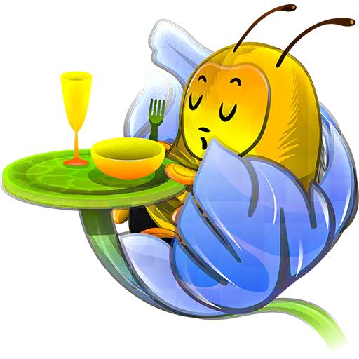 【PNG素材网-png.mixinnet.cn】bee_16_lunch