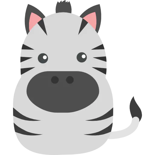 【PNG素材网-png.mixinnet.cn】zebra