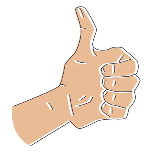 【PNG素材网-png.mixinnet.cn】点赞竖起大拇指