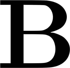 【PNG素材网-png.mixinnet.cn】png素材英文字母B