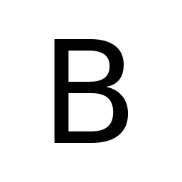 【PNG素材网-png.mixinnet.cn】png素材英文字母B