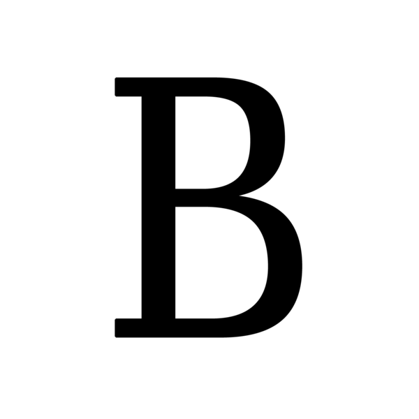 【PNG素材网-png.mixinnet.cn】png素材英文字母B