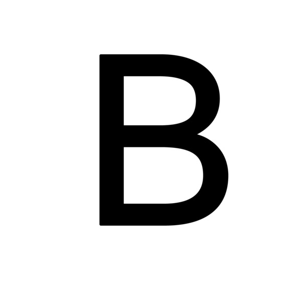 【PNG素材网-png.mixinnet.cn】png素材英文字母B