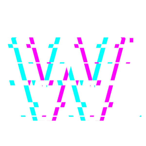 【PNG素材网-png.mixinnet.cn】抖音风格英文字母W