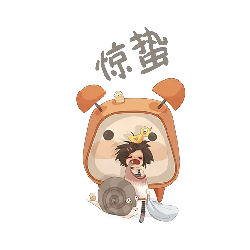 【觅图网-pic.51mitu.com】可爱卡通惊蛰图案