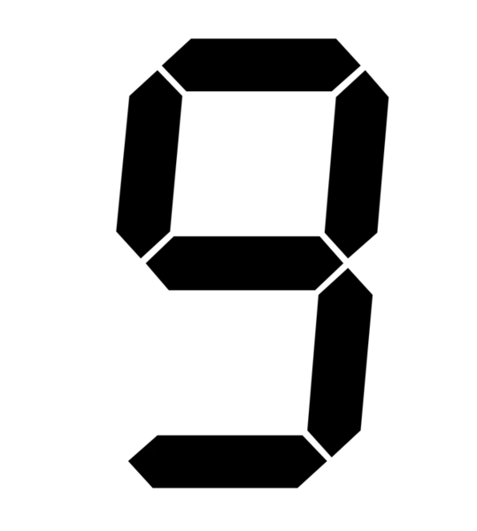 【PNG素材网-png.mixinnet.cn】数字9