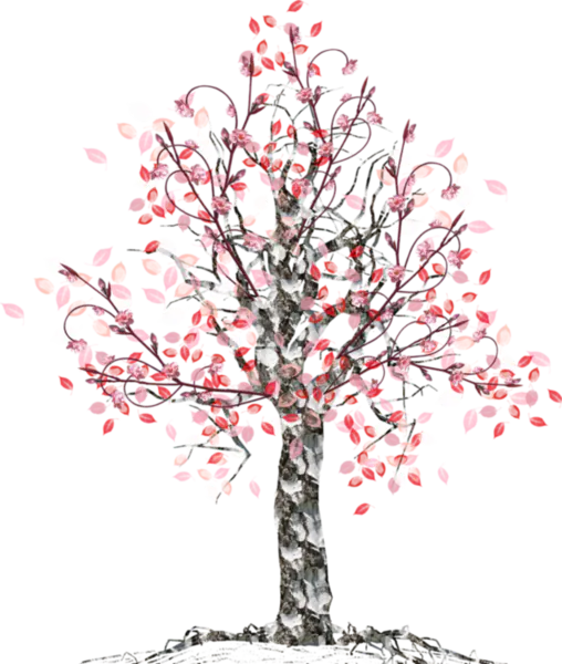 【PNG素材网-png.mixinnet.cn】红叶树免抠图