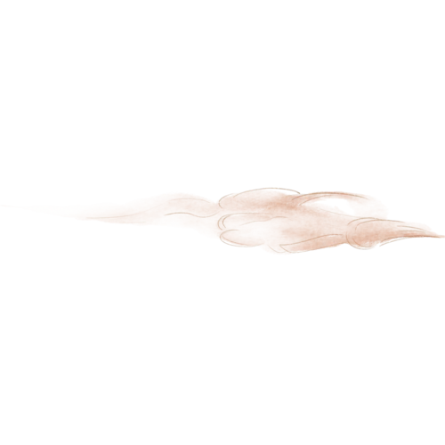 七夕节中国风插画贴纸-云