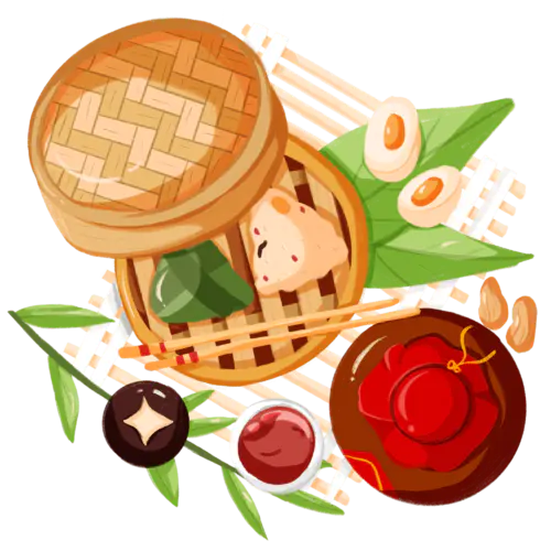 【PNG素材网-png.mixinnet.cn】手绘-端午节节日元素场景2