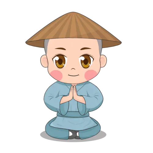 卡通-可爱小和尚元素1