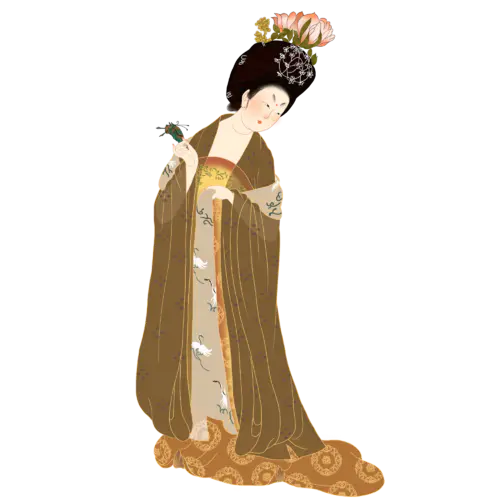 【PNG素材网-png.mixinnet.cn】高质量插画-国潮细线白描