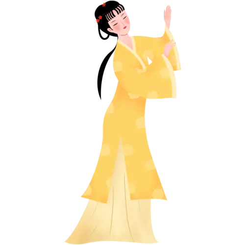 中国风人物元素主题素材
