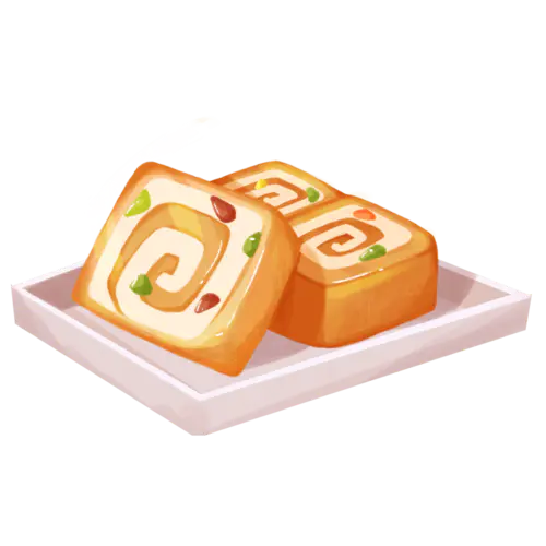 美食甜品插画