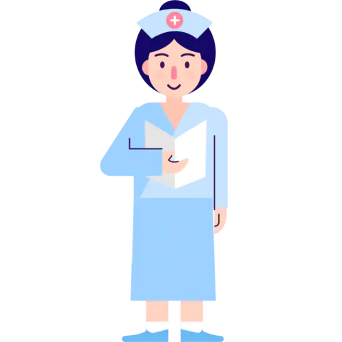 SVG-西方职业人物贴纸-护士