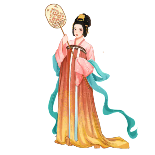 中国风-人物插画-古风人物