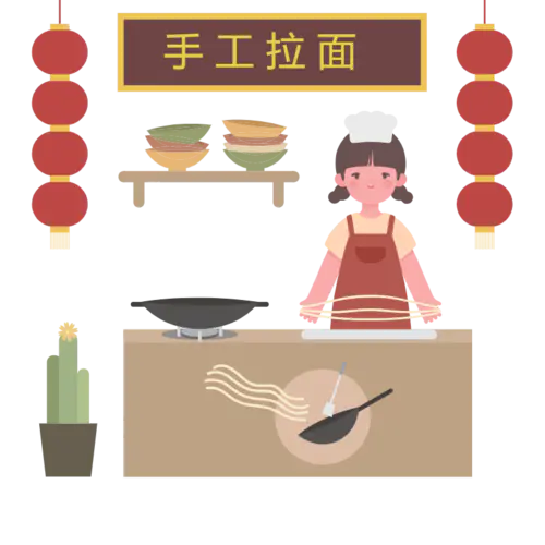 人物插画技元素主题素材
