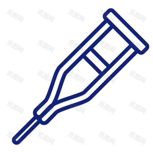 ICON-矢量简约医疗图标-拐杖