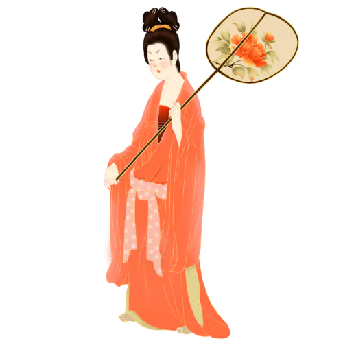 【PNG素材网-png.mixinnet.cn】高质量插画-国潮细线白描