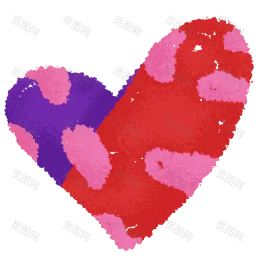 Valentine's Day Love Heart Sticker