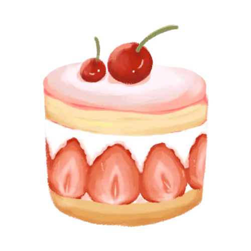 美食插画元素主题素材