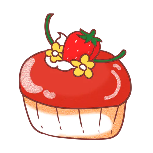 【PNG素材网-png.mixinnet.cn】手绘-流行色描边美食元素贴纸4