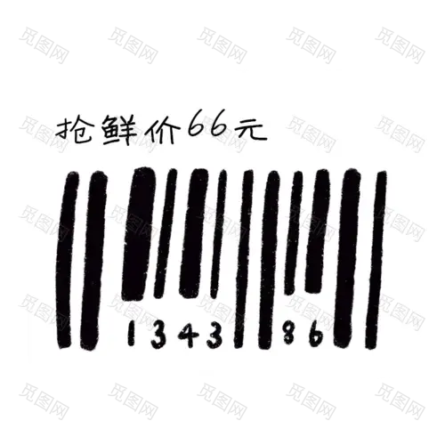 【微商】手绘购物袋专题装饰贴纸