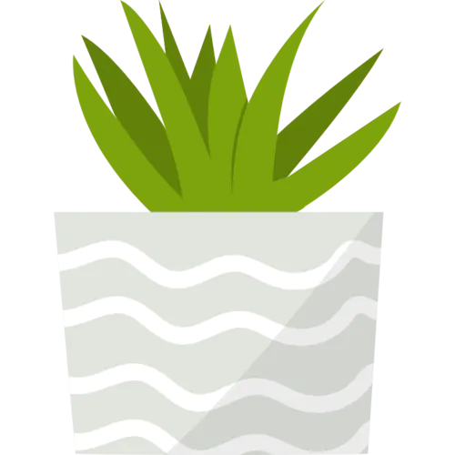 扁平套系素材-植物建筑