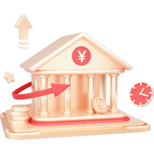 【PNG素材网-png.mixinnet.cn】金融理财保险3D立体C4D金币组合元素
