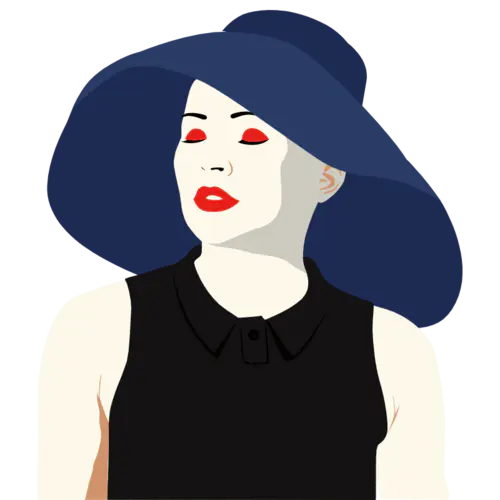 扁平插画-女性元素