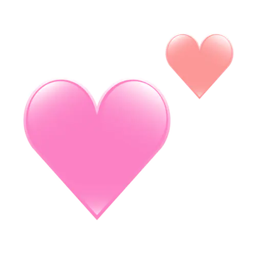 【PNG素材网-png.mixinnet.cn】【微商】emoji粉嫩表情包爱心贴纸