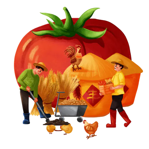 【PNG素材网-png.mixinnet.cn】手绘-世界粮食日-世界粮食日元素