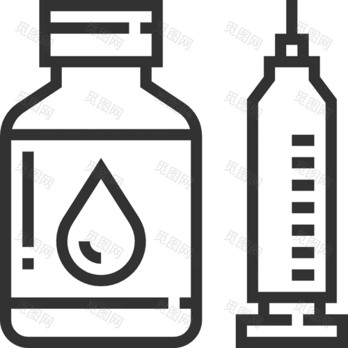 医疗图标-针筒药水