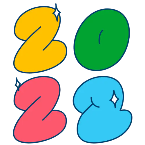 New Year Sticker