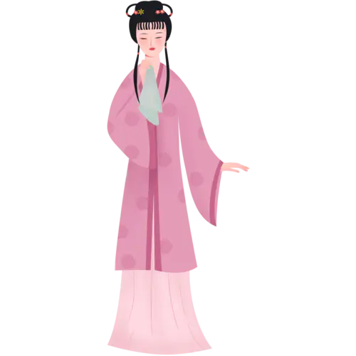 中国风人物元素主题素材