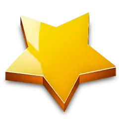 【PNG素材网-png.mixinnet.cn】黄色的五角星 iconiconpng.com #素材# #网页#