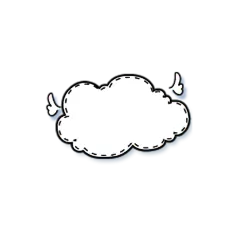 【PNG素材网-png.mixinnet.cn】天使对话框png