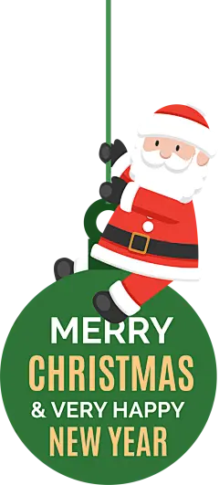 【PNG素材网-png.mixinnet.cn】坐在圣诞球上的圣诞老人