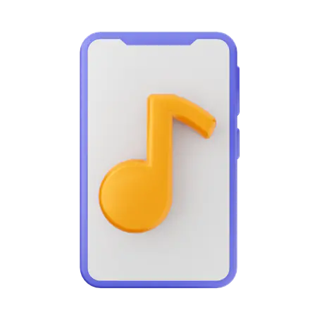 【PNG素材网-png.mixinnet.cn】Mobile Music 3D Icon