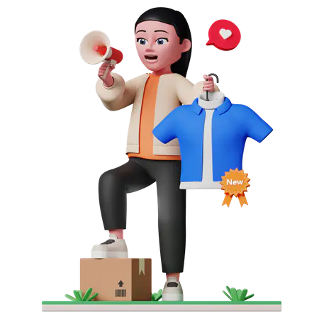 【PNG素材网-png.mixinnet.cn】女人宣布新产品