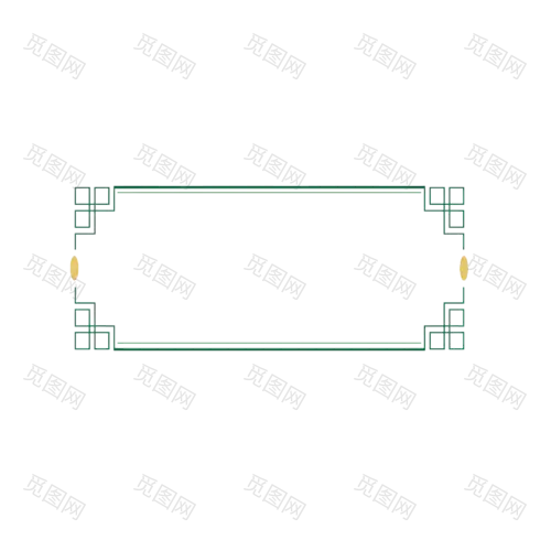 觅图网_古风标题框_元素12943252古风元素png