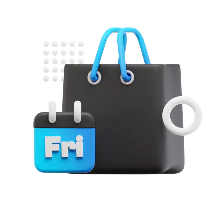 【PNG素材网-png.mixinnet.cn】PNG素材：周五购物袋PNG素材