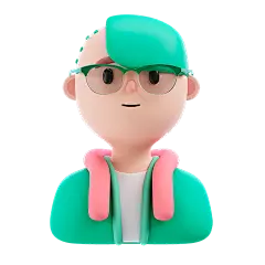 【PNG素材网-png.mixinnet.cn】创意卡通3D立体人物头像发型插画肖像模型C4D风免抠psd设计素材