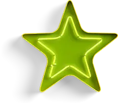 【PNG素材网-png.mixinnet.cn】发光五角星 矢量 png 卡通