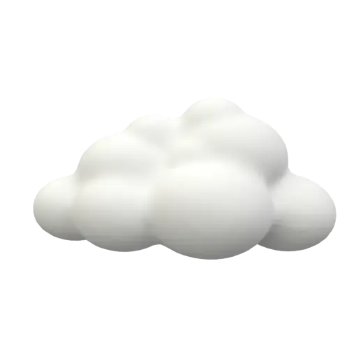 【PNG素材网-png.mixinnet.cn】C4D立体卡通云