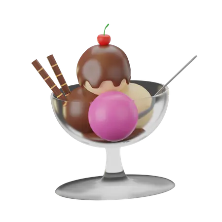 【PNG素材网-png.mixinnet.cn】冰淇淋碗