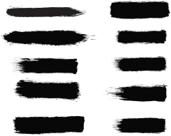 【PNG素材网-png.mixinnet.cn】毛笔笔触